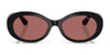 Vogue VJ2032 Sunglasses | Size 49 / Full Blue / Black Smoke (3N 12.5%) №228887