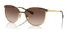 Vogue VO4002S Sunglasses | Size 55 / Top Havana/Gold / Gradient Brown (3N 16%) №507813