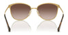 Vogue VO4002S Sunglasses | Size 55 / Top Matte Beige/Brushed Gold / Brown Gradient (3N 16%) №996S13
