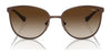 Vogue VO4002S Sunglasses | Size 55 / Top Matte Beige/Brushed Gold / Brown Gradient (3N 16%) №996S13
