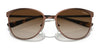 Vogue VO4002S Sunglasses | Size 55 / Top Matte Beige/Brushed Gold / Brown Gradient (3N 16%) №996S13