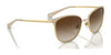 Vogue VO4002S Sunglasses | Size 55 / Top Matte Beige/Brushed Gold / Brown Gradient (3N 16%) №996S13