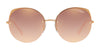 Vogue VO4081S Sunglasses | Size 55 / Rose Gold №50756F / Gradient Pink Mirror Pink (2N 28.9%)