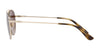 Vogue VO4129S Sunglasses | Size 53 / Pale Gold №848/13 / Brown Gradient (3N 16%)