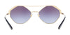 Vogue VO4134S Sunglasses | Size 53 / Pale Gold №848/4Q / Light Violet Grad Dark Grey (2N 22.9%)