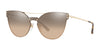 Vogue VO4135S Sunglasses | Size 141 / Pale Gold №848/3D / Brown Mirror Gradient Silver (2N 35%)
