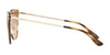 Vogue VO4135S Sunglasses | Size 141 / Pale Gold №848/3D / Brown Mirror Gradient Silver (2N 35%)