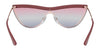 Vogue VO4148S Sunglasses / Top Red/Rose Gold №50756H / Light Blue/Violet Mirror Gold (2N 35.4%)