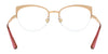 Vogue VO4153 Eyeglasses | Size 51 / Top Matte Bordeaux/Rose Gold №5075