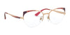 Vogue VO4153 Eyeglasses | Size 51 / Top Matte Bordeaux/Rose Gold №5075
