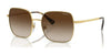 Vogue VO4175SB Sunglasses | Size 53 / Gold №280/13 / Brown Gradient (3N 16%)