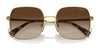 Vogue VO4175SB Sunglasses | Size 53 / Gold №280/13 / Brown Gradient (3N 16%)