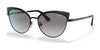 Vogue VO4188S Sunglasses | Size 55 / Black №352/11 / Grey Gradient (2N 26%)