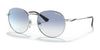 Vogue VO4206S Sunglasses | Size 53 / Silver / Clear Gradient Light Blue (1N 49%) №323/19