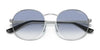 Vogue VO4206S Sunglasses | Size 53 / Silver / Clear Gradient Light Blue (1N 49%) №323/19