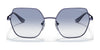 Vogue VO4207S Sunglasses | Size 54 / Dark Violet №515019 / Clear Gradient Light Blue (1N 49%)