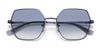 Vogue VO4207S Sunglasses | Size 54 / Dark Violet №515019 / Clear Gradient Light Blue (1N 49%)