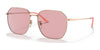 Vogue VO4215SD Sunglasses | Size 58 / Rose Gold / Light Violet (1N 48%) №515284