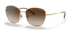 Vogue VO4232S Sunglasses | Size 53 / Gold №280/13 / Gradient Brown (3N 16%)