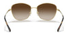 Vogue VO4232S Sunglasses | Size 53 / Gold №280/13 / Gradient Brown (3N 16%)
