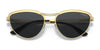 Vogue VO4236S Sunglasses | Size 55 / Top Sand/Gold №280/87 / Dark Grey (3N 9.3%)