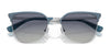Vogue VO4248S Sunglasses | Size 53 / Top Brushed Azure/Silver / Blue Gradient (2N 25%) №51774L