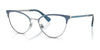 Vogue VO4250 Eyeglasses | Size 53 / Top Brushed Azure/Silver №5177