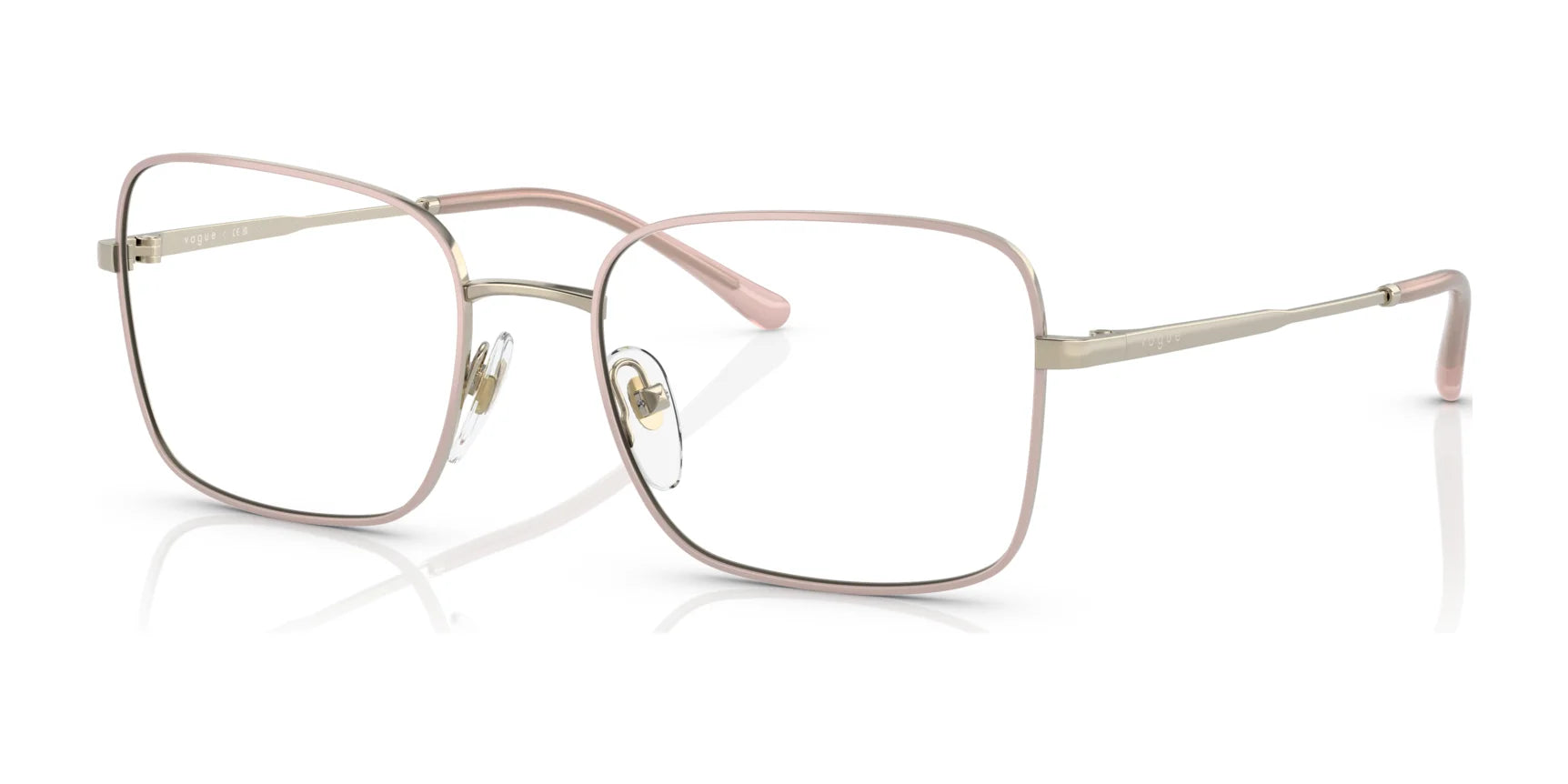 Vogue VO4252 Eyeglasses Top Beige / Pale Gold Vogue VO4252 Eyeglasses Top Beige / Pale Gold
