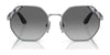 Vogue VO4268S Sunglasses | Size 55 / Pale Gold №848/73 / Dark Brown (3N 9%)