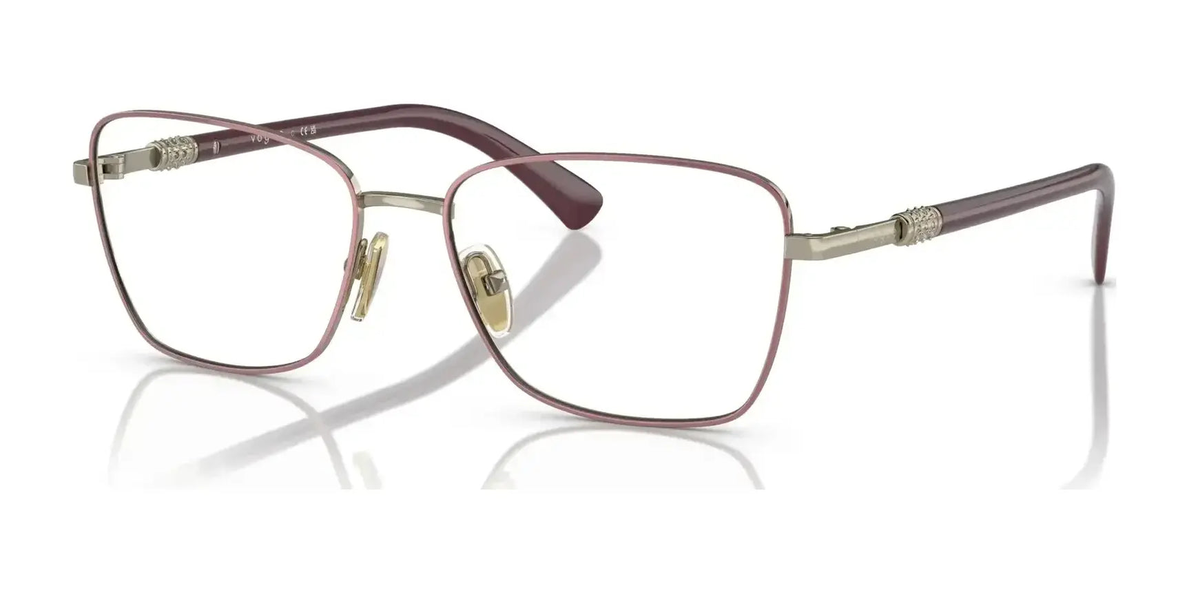 Vogue VO4271B Eyeglasses Top Pink / Pale Gold Vogue VO4271B Eyeglasses Top Pink / Pale Gold