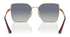 Vogue VO4284S Sunglasses | Size 56 / Rose Gold / Grey Gradient Dark Blue (2N 25%) №51524L