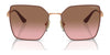 Vogue VO4284S Sunglasses | Size 56 / Rose Gold / Grey Gradient Dark Blue (2N 25%) №51524L