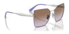 Vogue VO4284S Sunglasses | Size 56 / Rose Gold / Grey Gradient Dark Blue (2N 25%) №51524L