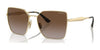Vogue VO4284S Sunglasses | Size 56 / Pale Gold / Gradient Brown (Polarized) (3P 13.1%) №848/T5