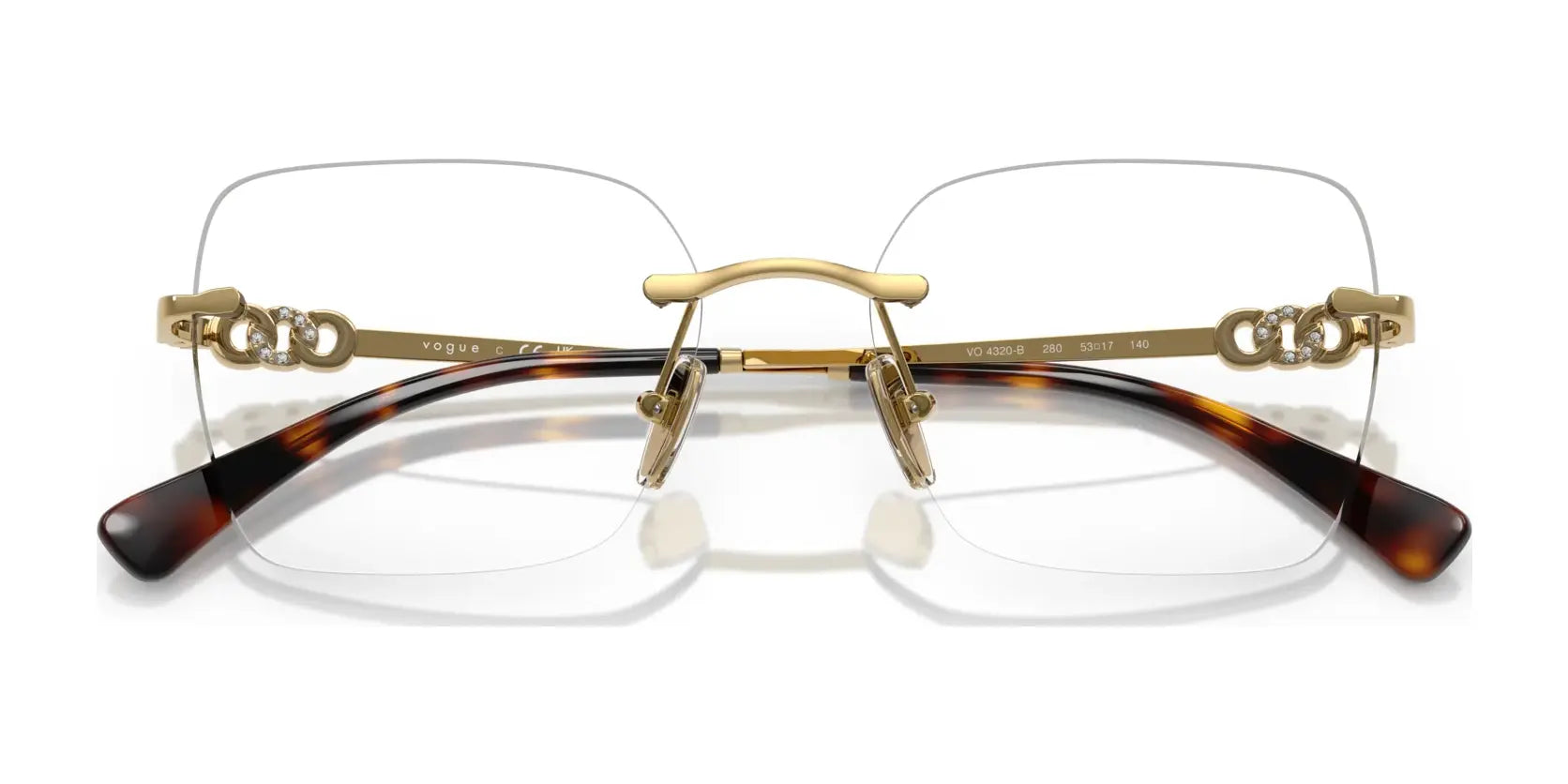 Vogue VO4320B Eyeglasses | Size 53 Vogue VO4320B Eyeglasses | Size 53
