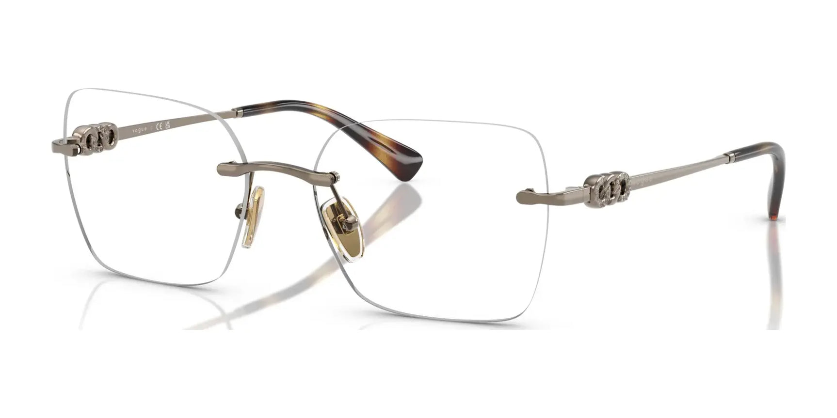 Vogue VO4320B Eyeglasses Light Brown Vogue VO4320B Eyeglasses Light Brown