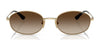 Vogue VO4323S Sunglasses | Size 56 / Pale Gold / Grey Gradient Brown (Polarized) (3P 14%) №848/T5