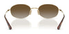 Vogue VO4323S Sunglasses | Size 56 / Pale Gold / Grey Gradient Brown (Polarized) (3P 14%) №848/T5