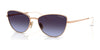 Vogue VO4324S Sunglasses | Size 56 / Rose Gold / Violet Gradient Grey (2N 22.9%) №51524Q