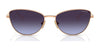 Vogue VO4324S Sunglasses | Size 56 / Gold / Gradient Dark Brown (3N 16%) №280/13