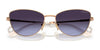 Vogue VO4324S Sunglasses | Size 56 / Gold / Gradient Dark Brown (3N 16%) №280/13