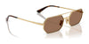 Vogue VO4329S Sunglasses | Size 55 / Light Violet / Pink Flash Silver (Polarized) (3P 11%) №5149LB