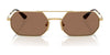 Vogue VO4329S Sunglasses | Size 55 / Light Violet / Pink Flash Silver (Polarized) (3P 11%) №5149LB