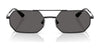 Vogue VO4329S Sunglasses | Size 55 / Light Violet / Pink Flash Silver (Polarized) (3P 11%) №5149LB