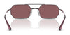 Vogue VO4329S Sunglasses | Size 55 / Light Violet / Pink Flash Silver (Polarized) (3P 11%) №5149LB