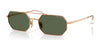 Vogue VO4329S Sunglasses | Size 55 / Rose Gold / Dark Green (Polarized) (3P 14.7%) №51529A
