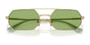 Vogue VO4329S Sunglasses | Size 55 / Light Violet / Pink Flash Silver (Polarized) (3P 11%) №5149LB