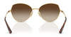 Vogue VO4330S Sunglasses | Size 56 / Rose Gold / Grey Gradient Brown (Polarized) (3P 14%) №5152T5
