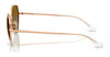 Vogue VO4330S Sunglasses | Size 56 / Rose Gold / Grey Gradient Brown (Polarized) (3P 14%) №5152T5