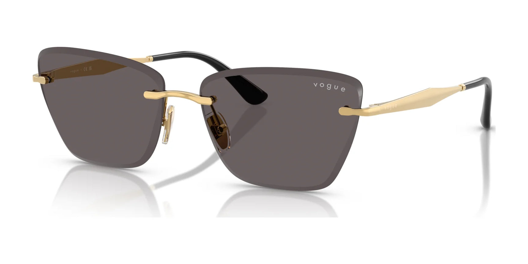 Vogue VO4332S Sunglasses Gold / Black Smoke Vogue VO4332S Sunglasses Gold / Black Smoke